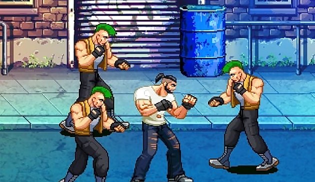 Lucha Beat Em Up Street 2D