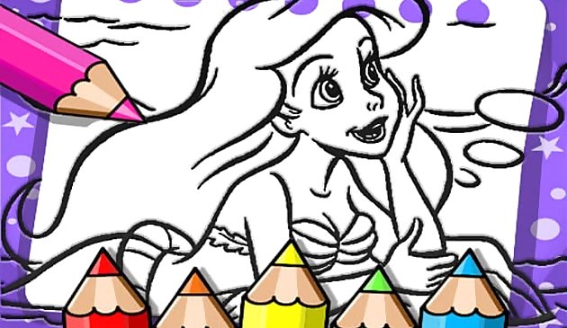 Ariel The Mermaid Coloring Book
