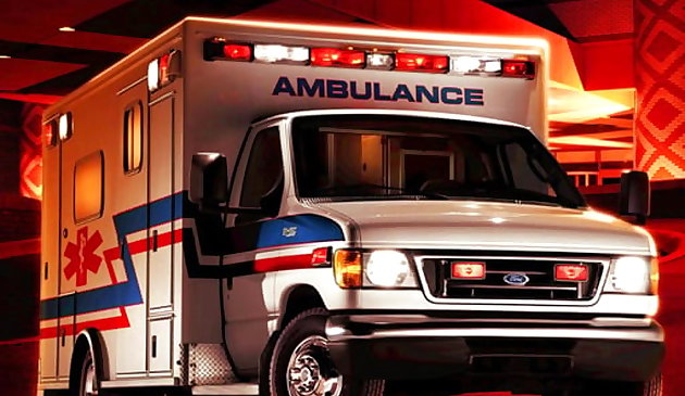 Puzzle de diapositives d’ambulance