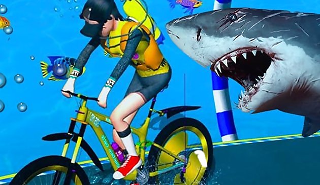 Подводные велосипедные гонки