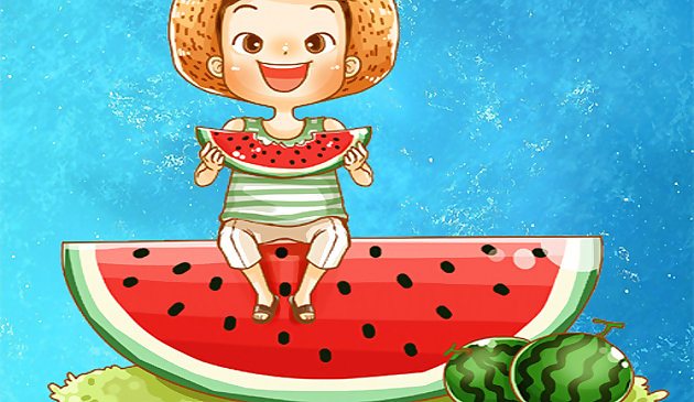 Wassermelonen- und Getränke-Puzzle