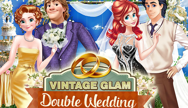 Vintage Glam Double Wedding