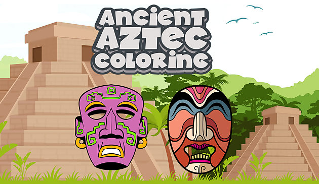 고대 아즈텍 채색