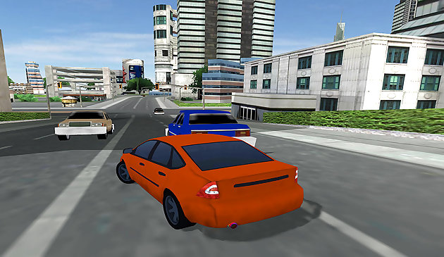 Simulateur de voiture de ville à conduite réelle
