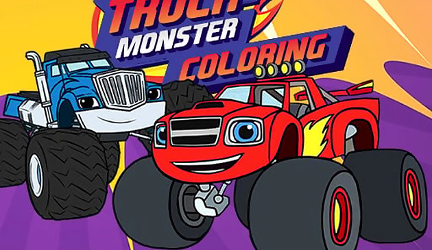 Blaze Monster Truck Malbuch