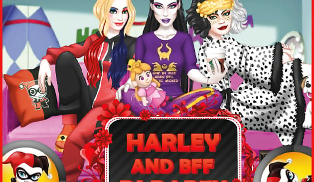 Ankleidespiel: Harley und BFF PJ Party