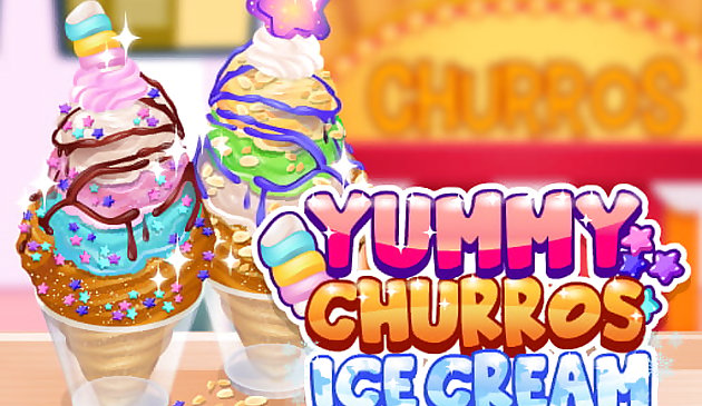 Delicioso helado Churros