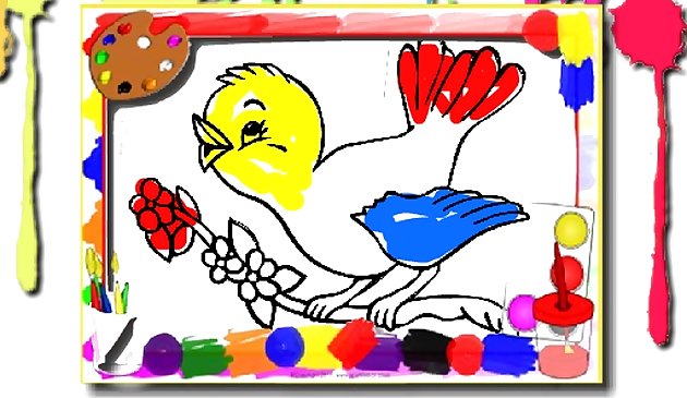 Livre de coloriage d’oiseaux