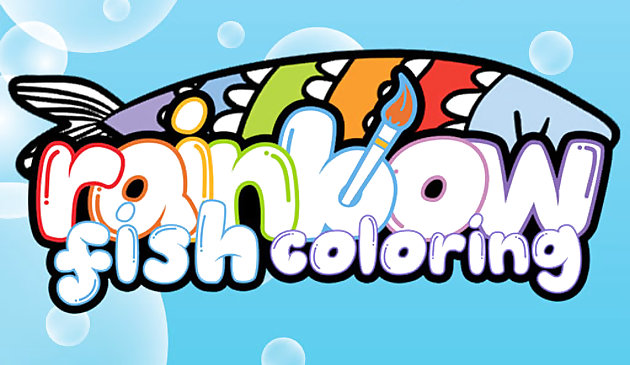 Coloración de peces arco iris