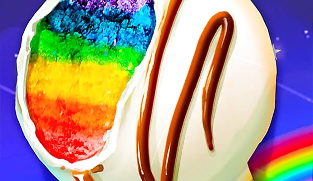 Regenbogen Desserts Bäckerei Party