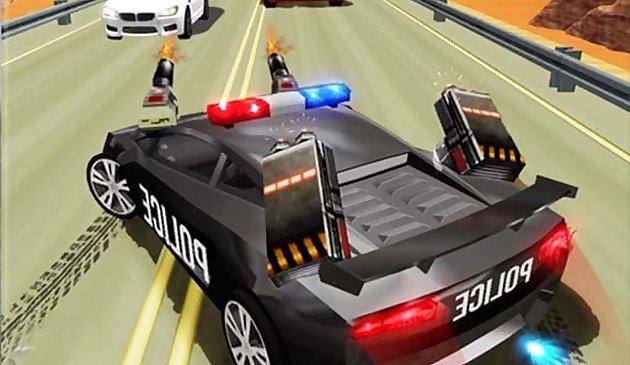경찰 고속도로 추격 범죄 레이싱 게임