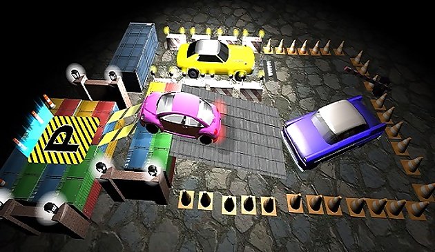 Современная автомобильная парковка 3D