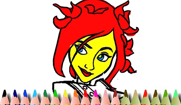 BTS Cute Girl Coloring