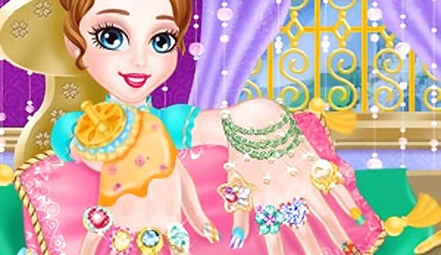 Diseño de uñas Ice Princess