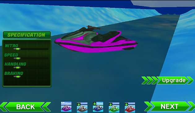 Wasserrutsche Jetboot-Rennen 3D