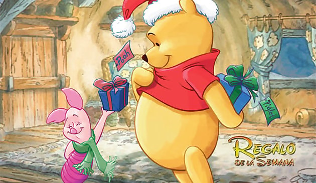 Winnie the Pooh rompecabezas navideño