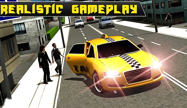 Симулятор городского таксиста : Игры про вождение автомобиля