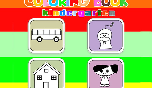 Libro para colorear Kindergarten