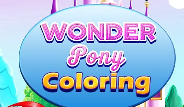 Maravilla Pony Colorear