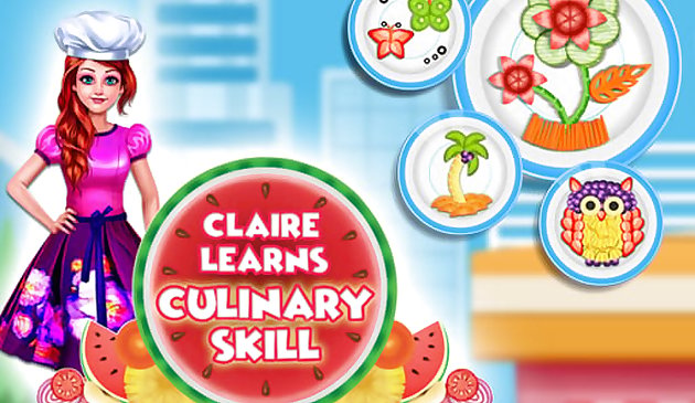 クレアは料理のスキルを学びます