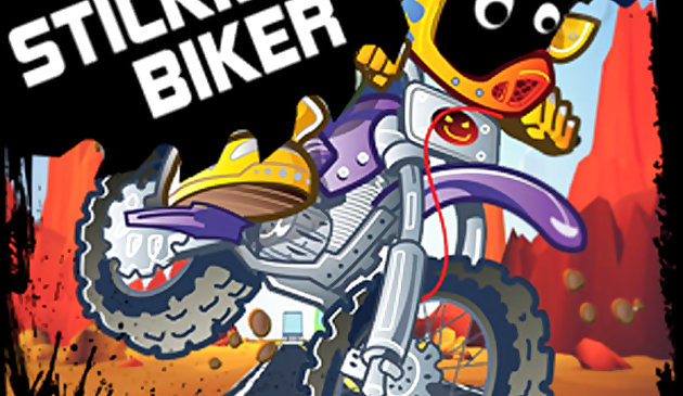 Super Strichmännchen-Biker