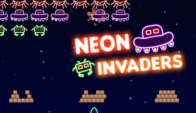 Neon Invaders Klassisch