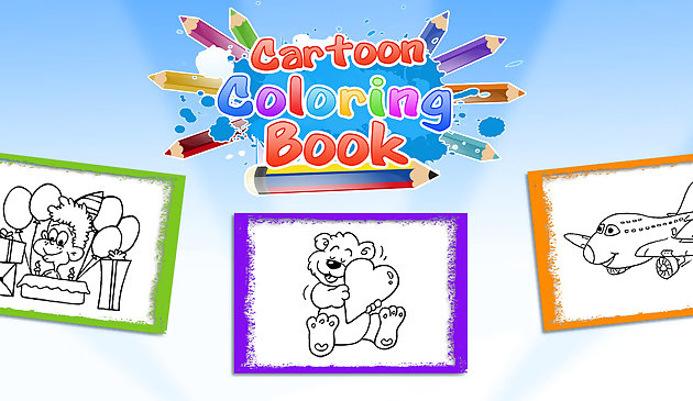 Libro para colorear de dibujos animados
