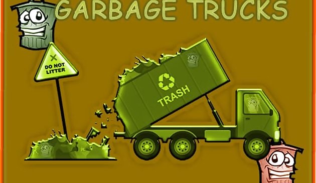 쓰레기 트럭 - 숨겨진 쓰레기통