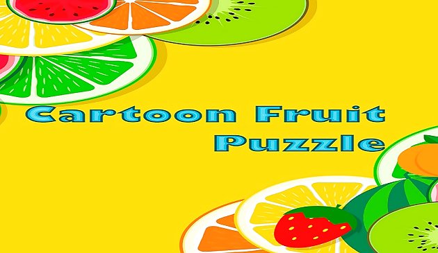 Frucht-Cartoon-Puzzle