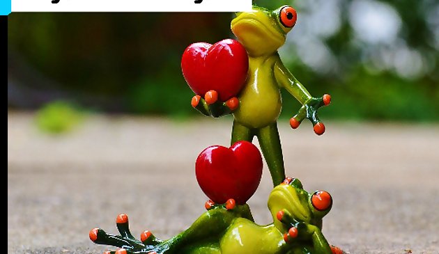 Frog’s Love Pair Jigsaw