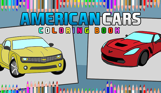 미국 자동차 색칠하기 책