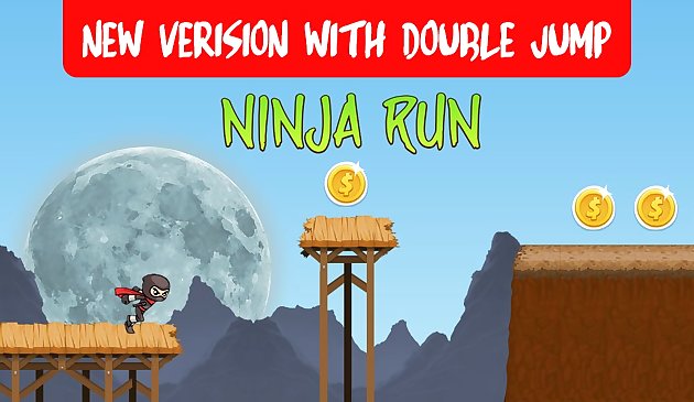 Ninja Run Doppelsprung Version