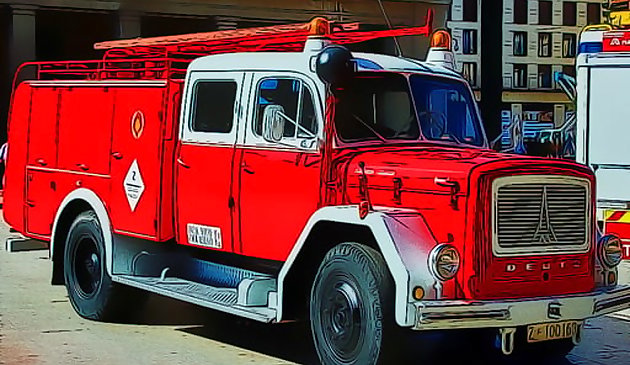 Puzzle de camion de pompiers