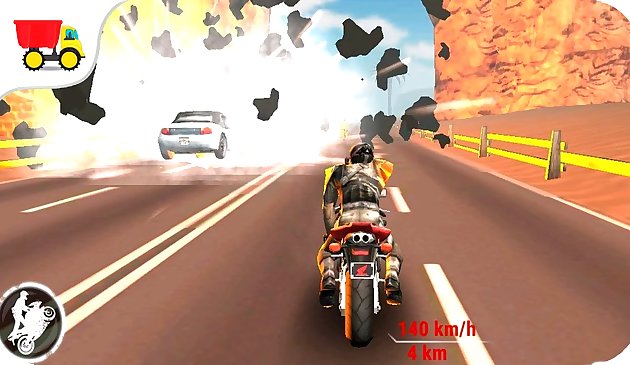 Гоночная игра на мотоцикле Highway Rider