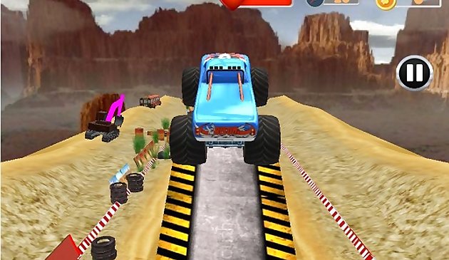 Monster Truck Tricky Stunt Race Juego
