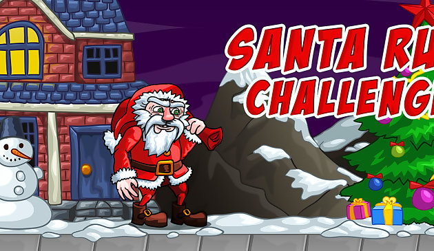 Weihnachtsmann-Lauf-Herausforderung