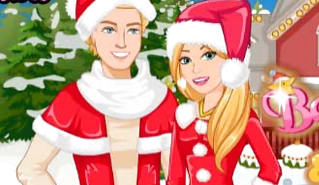 Barbie y Ken Navidad