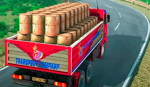 인도 트럭 운전사 화물 의무 배달