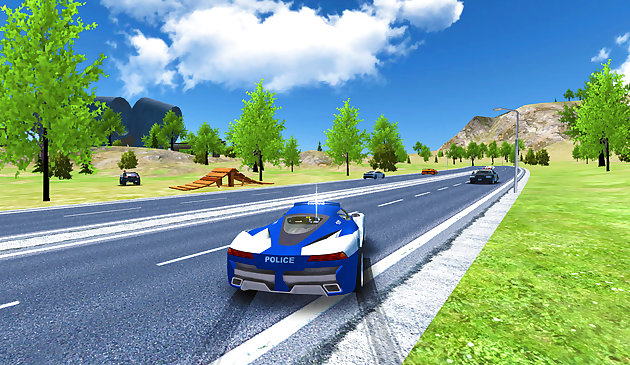 경찰차 스턴트 드라이버