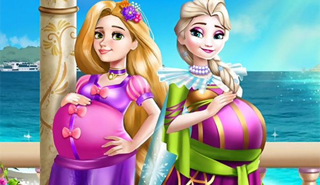 Princesas de palacio Mejores amigas embarazadas