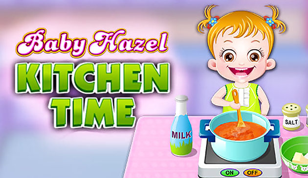Bebé Hazel Tiempo de cocina