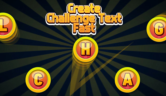 Crear texto de desafío rápido