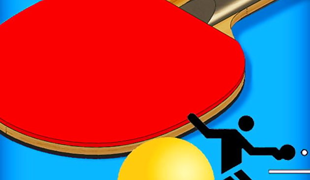 Strichmännchen-Ping-Pong-Spiel