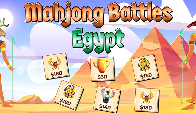 Mahjong kämpft gegen Ägypten