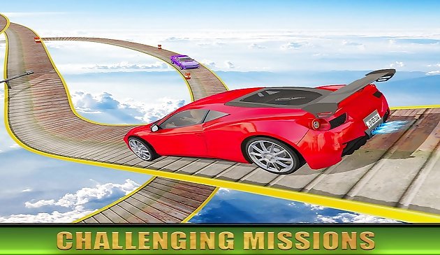 Невозможное вождение автомобиля 3D: Бесплатная каскадерская игра