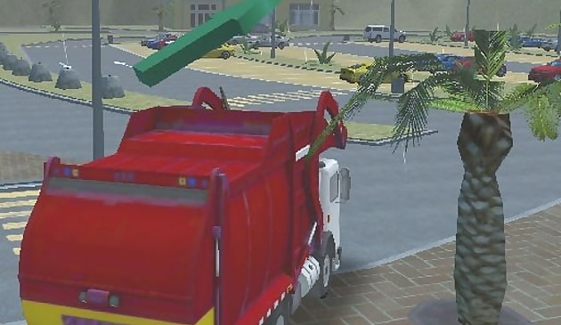 섬 청소 트럭 쓰레기 시뮬레이션