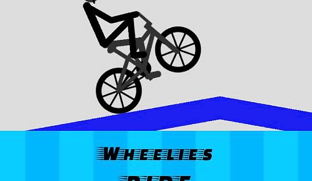 Wheelie-Fahrt
