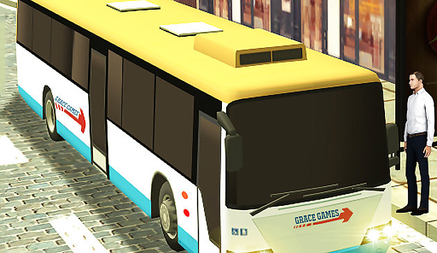 Autobahnbus-Fahrer-Simulator