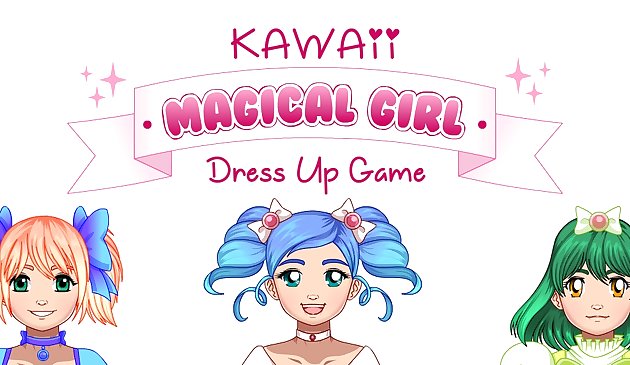 카와이 마법 소녀 드레스 게임