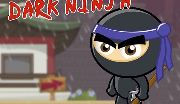 Dunkles Ninja-Spiel
